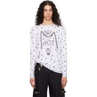 Chopova Lowena White Hot Fitted Jersey T-shirt 252529M213003