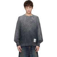 Maison MIHARA YASUHIRO Gray Sun Faded Like Sweater 252551M201001