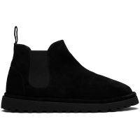 Marsell Gomme Black Sancrispa Alta Chelsea Boots 252633M223000