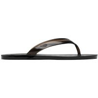 Ancient Greek Sandals Black Jelly Flip-Flops 252674F124006