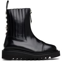 Toga Virilis Black Leather AJ1219 Boots 252688M223002