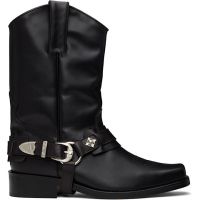 Toga Virilis SSENSE Exclusive Brown Leather AJ1178 Boots 252688M228000