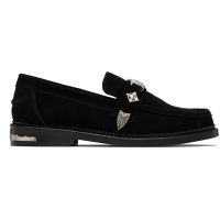 Toga Virilis SSENSE Exclusive Black Metal Loafers 252688M231012