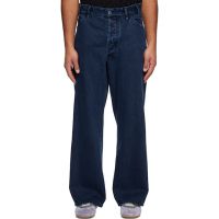 Song for the Mute Blue Overdye Baggy Jeans 252699M186000