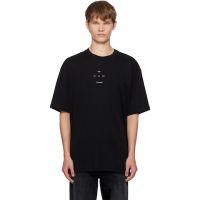 Song for the Mute Black Jersey Lama Oversized T-shirt 252699M213007