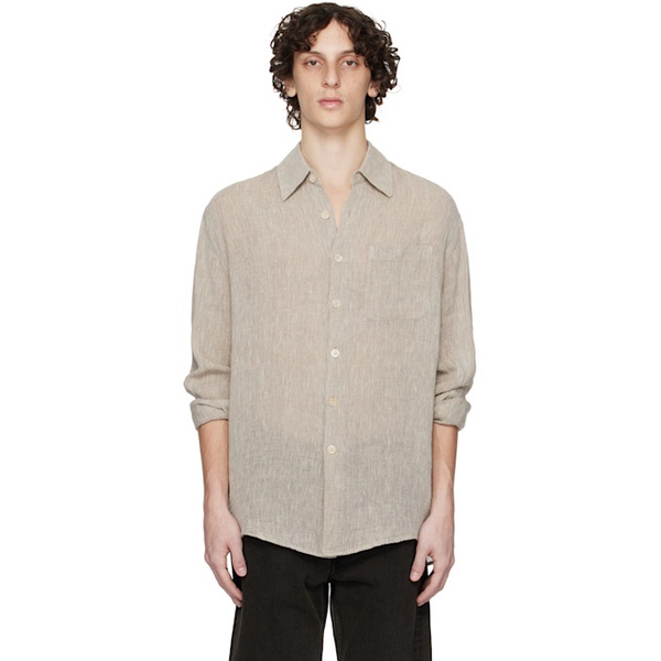 OUR LEGACY Beige Above Shirt 252803M192001