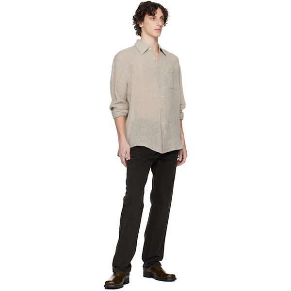OUR LEGACY Beige Above Shirt 252803M192001