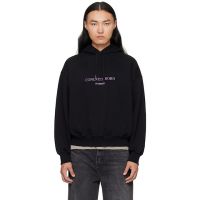 Han Kjobenhavn Black Logo Oversized Hoodie 252827M202000
