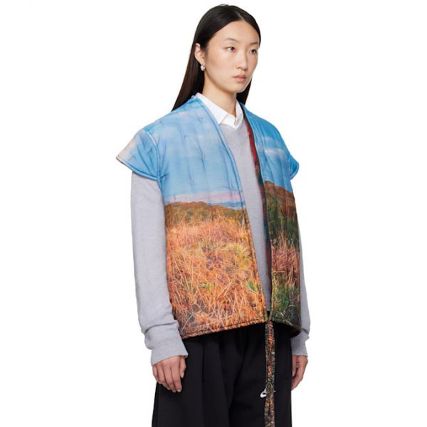 Bless Blue Lining Vest 252852F068000