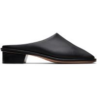 Lauren Manoogian Black Square Mule Loafers 252874F121002