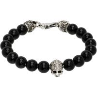Emanuele Bicocchi Skull Beads Bracelet 252883M142008