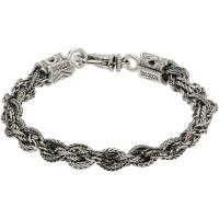 Emanuele Bicocchi Small Round Braid Bracelet 252883M142017