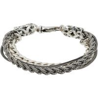 Emanuele Bicocchi Chain & Braided Bracelet 252883M142025