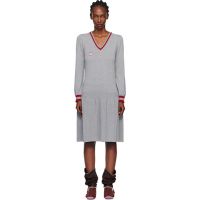Kiko Kostadinov Gray Vivian Jumper Midi Dress 252985F054001