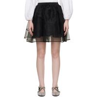 Cecilie Bahnsen Black CBcayla Miniskirt 261002F090000