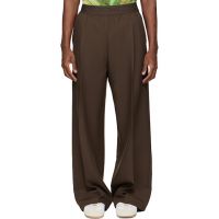 Stockholm (Surfboard) Club Brown Relaxed Fit Trousers 261137M191000