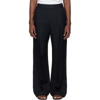 Stockholm (Surfboard) Club Black Relaxed Fit Trousers 261137M191002