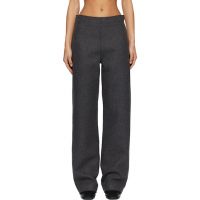 MARIE ADAM-LEENAERDT Gray Base Classic Trousers 261189F087000