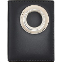 COMME des GARCONS WALLETS Black Eyelet Wallet 261230F040003