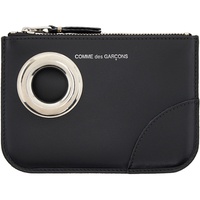 COMME des GARCONS WALLETS Black Eyelet Pouch 261230F045001