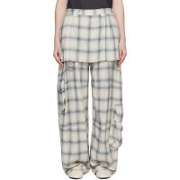 Collina Strada Off White Lawn Skirt Cargo Pants 261236F087004