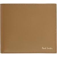 Paul Smith Brown Leather Signature Stripe Interior Billfold Coin Wallet 261260M164007