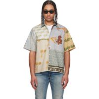 Paul Smith Blue & Yellow Textile Shirt 261260M192007