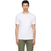 Paul Smith Five-Pack White Organic Cotton Logo Lounge T-shirts 261260M213009