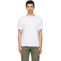 Paul Smith Three-Pack White Organic Cotton Logo Lounge T-shirts 261260M213013