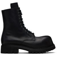 A DICIANNOVEVENTITRE Black Prisma Combat Boots 261264M255001