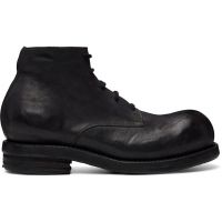 A DICIANNOVEVENTITRE Black Horse T06 Round Toe Ankle Boots 261264M255004