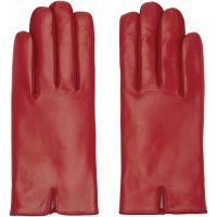 Handsome Stockholm SSENSE Exclusive Red Essentials Gloves 261298M135004