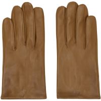 Handsome Stockholm Brown Washable Leather Gloves 261298M135007