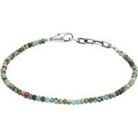 Title of work Beaded Stones Turquoise Bracelet 261330M142015