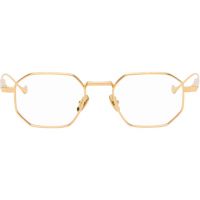 Cutler and Gross Gold Lansdowne 1431 Square Optical Glasses 261331M133010