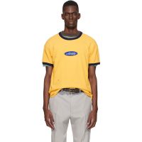 Andersson Bell Yellow Essential ADSB Logo Patch Ringer T-shirt 261375M213008