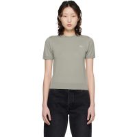 Maison Kitsune Beige Baby Fox Fine Merino Sweater 261389F096004