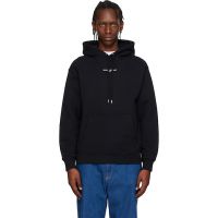 Black Maison Kitsune Paris Comfort Hoodie 261389M202016