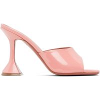 Amina Muaddi Pink Lupita Slipper 95 Heeled Sandals 261415F125004