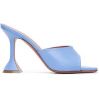 Amina Muaddi Blue Lupita Slipper 95 Heeled Sandals 261415F125008