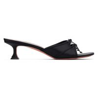 Amina Muaddi Black Eleonora Slipper 45 Heeled Sandals 261415F125024