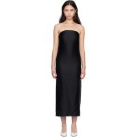 Loulou de Saison Black GIULIA Bustier Midi Dress 261473F054002