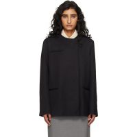 Loulou de Saison Black Bono Asymmetric Blazer 261473F057001
