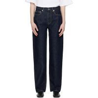 Loulou de Saison Navy Samur LDS Boyfriend Organic Denim Jeans 261473F069001