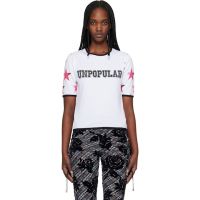 Chopova Lowena White Unpopular Fitted Jersey T-shirt 261529F110000