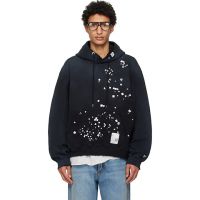 Maison MIHARA YASUHIRO Black Embellished Hoodie 261551M202003