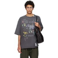 Maison MIHARA YASUHIRO Gray Kids Doodle Printed T-shirt 261551M213004