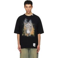 Maison MIHARA YASUHIRO Black Horse Printed T-shirt 261551M213007