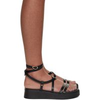 Ancient Greek Sandals Black Aristea 261674F124009