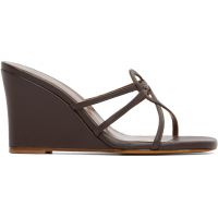 Maryam Nassir Zadeh Brown Opera Wedge Heeled Sandals 261779F125001